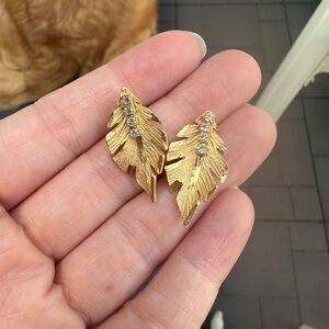 Vintage Leaf Earrings